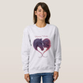 Shadowed Horse & Lady Heart Sweatshirt (Devant entier)