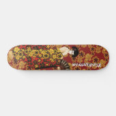 ShadowedMasters_Geisha_red Skateboard (Horizontaal)