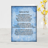 Shadows of a Friend (blauw) Kaart (Gele Bloem)