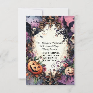 Shadowy Soiree : Invitation d'Halloween sur mesure