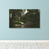 Shady Creek Canvas afdrukken (Insitu (Houten vloer))