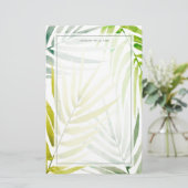 Shady Palms Briefpapier (Staand voorkant)