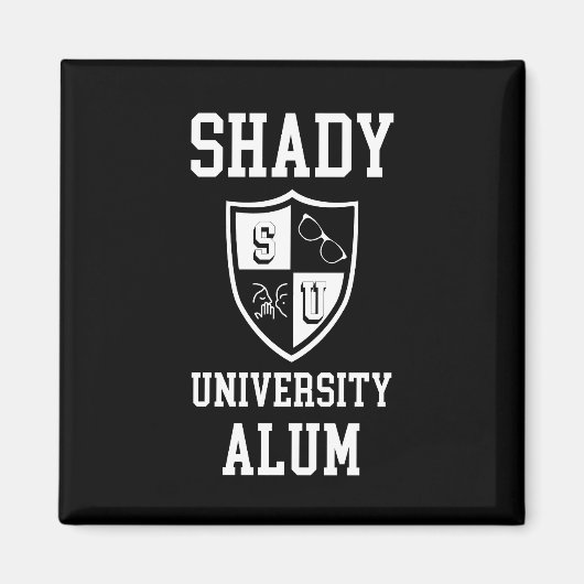 Shady University Alum afstudeerder gossip zonnebri Magneet (Voorkant)