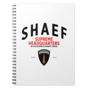 SHAEF Supreme Hoofdkantoor Notitieboek