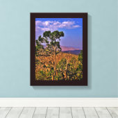 Shafa Mountains Canvas Afdruk (Insitu (Houten vloer))