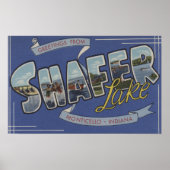 Shafer Lake - Grote Letter-scènes Poster (Voorkant)