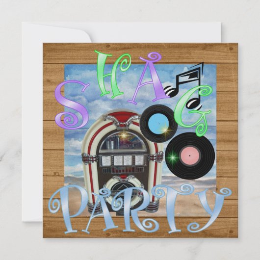Shag - Dance Party Invitation (Devant)