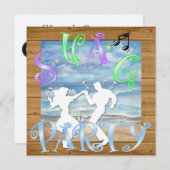 Shag - Dance Party Invitation (Devant / Derrière)