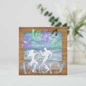 Shag - Uitnodiging voor dansfeest (Staand voorkant)