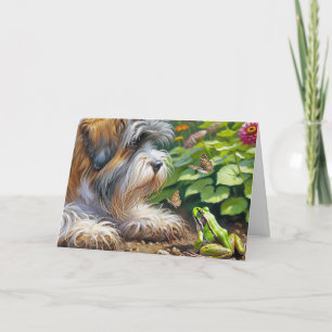 Shaggy Dog and Frog Verjaardag Kaart