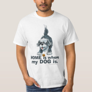 Shaggy Dog HOME où mon chien est Tshirt