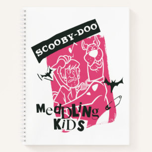 Shaggy en Scooby-Doo bemoeizieke kids punk-omlijni Notitieboek