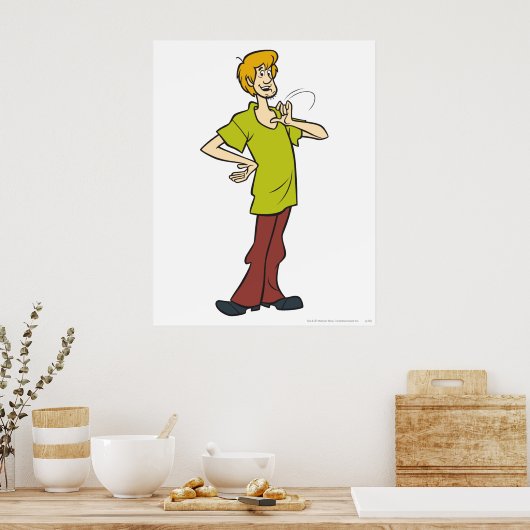 Shaggy Gesturing Poster (Keuken)