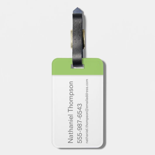 Shaggy "like Groovy Man" Grafisch Bagagelabel (Achterkant verticaal)