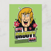 Shaggy "like Groovy Man" Grafisch Briefkaart (Voorkant)