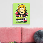 Shaggy "like Groovy Man" Grafisch Canvas Afdruk (Insitu (Woonkamer))