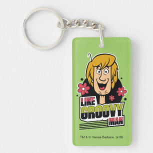 Shaggy "like Groovy Man" Grafisch Sleutelhanger