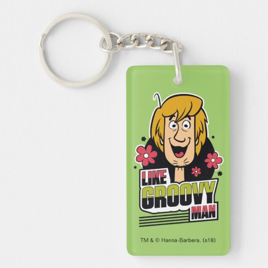 Shaggy "like Groovy Man" Grafisch Sleutelhanger (Voorkant)