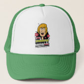 Shaggy "like Groovy Man" Grafisch Trucker Pet (Voorkant)