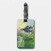 Shaggy Sheep Dog Bagagelabel (Achterkant verticaal)