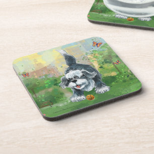 Shaggy Sheep Dog Bier Onderzetter