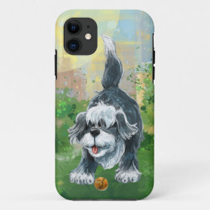 Shaggy Sheep Dog Electronics iPhone 11 Hoesje
