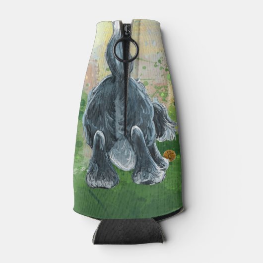 Shaggy Sheep Dog Flesjeskoeler (Achterkant)