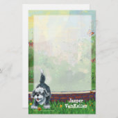 Shaggy Sheep Dog Stationery Briefpapier (Voorkant / Achterkant)