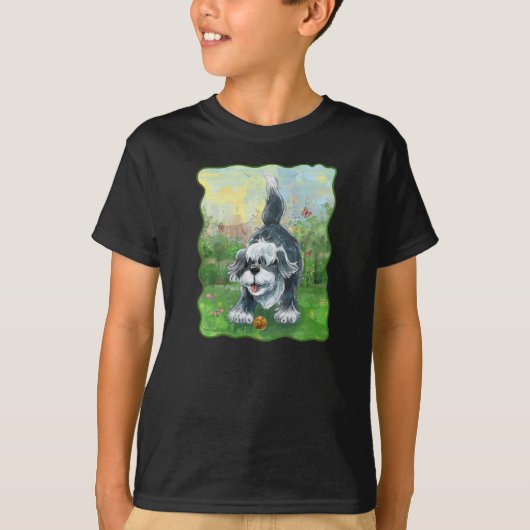 Shaggy Sheep Dog T-Shirts (Voorkant)