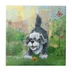 Shaggy Sheep Dog Tegeltje