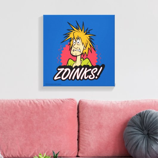 Shaggy "Zoinks!" Grafisch Canvas Afdruk (Insitu (Woonkamer))