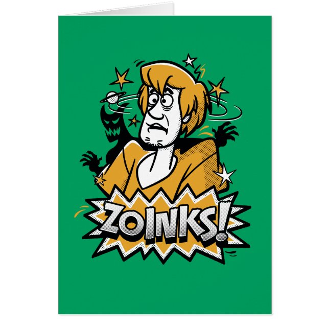 Shaggy "Zoinks!" Halftone Graphic (Voorkant)