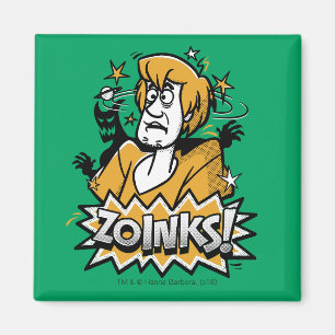 Shaggy "Zoinks!" Halftone Graphic Magneet