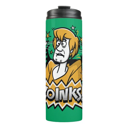 Shaggy "Zoinks!" Halftone Graphic Thermosbeker (Voorkant)