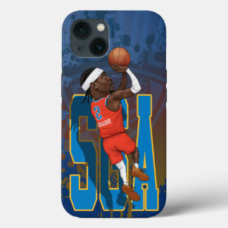 Shai Gilgeous-Alexander karikatuur iPhone 13 Hoesje