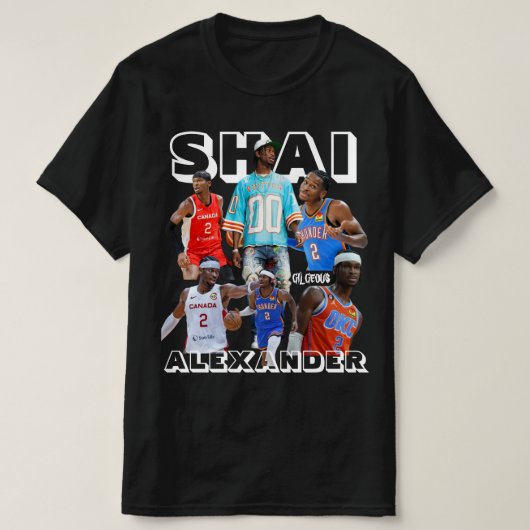 Shai Gilgeous Alexander T-Shirt (Design devant)