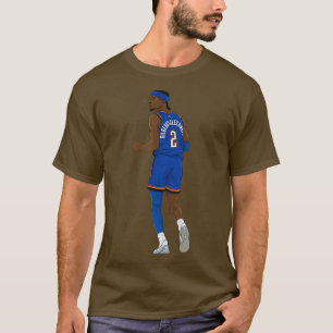 Shai GilgeousAlexander Digitale Illustratie T-shirt