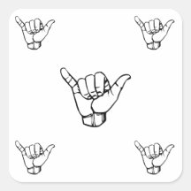 SHAKA ASL STICKERS