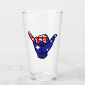 Shaka Australia Flag Glas (Voorkant)