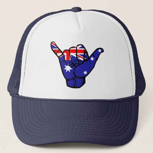 Shaka Australia Flag Trucker Pet (Voorkant)