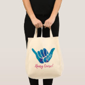 Shaka Hand Sign Aloha Hang Loose Tote Bag (Voorkant (product))