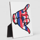 Shaka Hawaii Flag Fotoplaat (Zijkant)