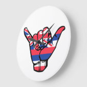 Shaka Hawaii Flag Grote Klok (Hoek)