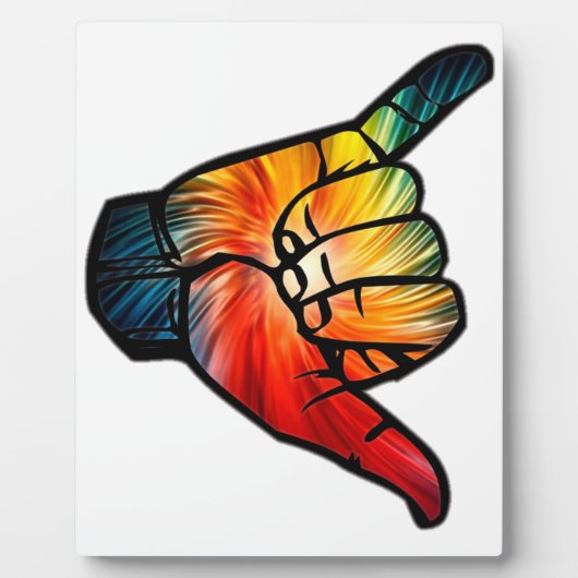 Shaka Rainbow Fotoplaat (Voorkant)