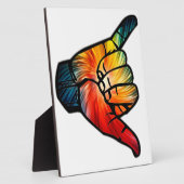 Shaka Rainbow Fotoplaat (Zijkant)