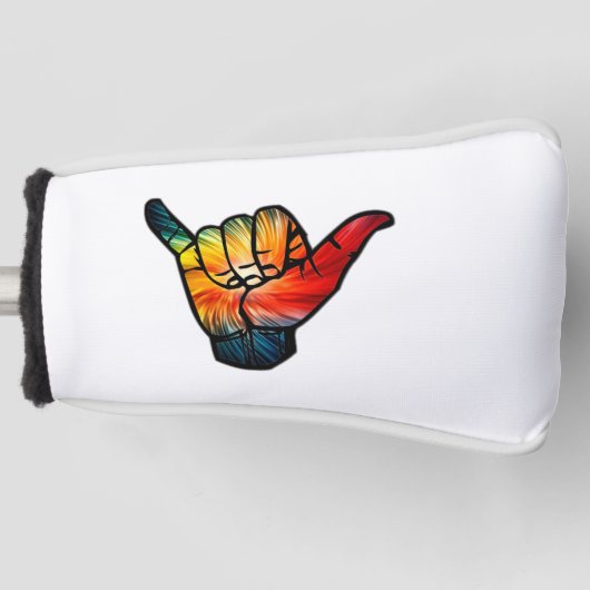 Shaka Rainbow Golfheadcover (Voorkant)