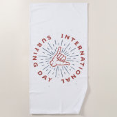 Shaka,shaka hand,Strandhanddoek Strandlaken (Voorkant)