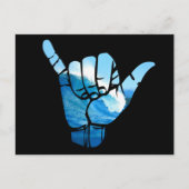 Shaka Sign Wave Rip Curl Briefkaart (Voorkant)