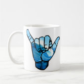 Shaka Sign Wave Rip Curl Koffiemok (Links)