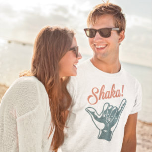 Shaka Zomer Strand Surfen Surfer T-shirt